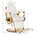 Бръснарски стол Francesco Gold - бял | Оборудване  - Бургас - image 5