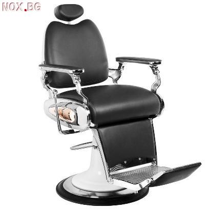 Бръснарски стол Moto Stil - бордо/черен | Оборудване | Велико Търново