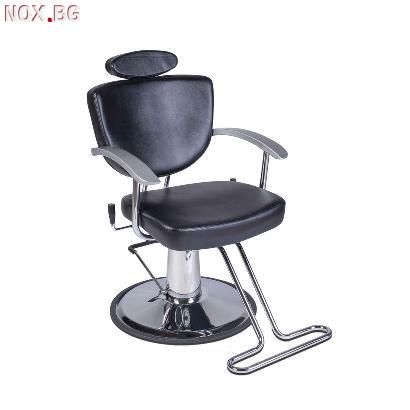 Фризьорски/бръснарски/грим стол Sillon Estetic - черен | Оборудване | Хасково