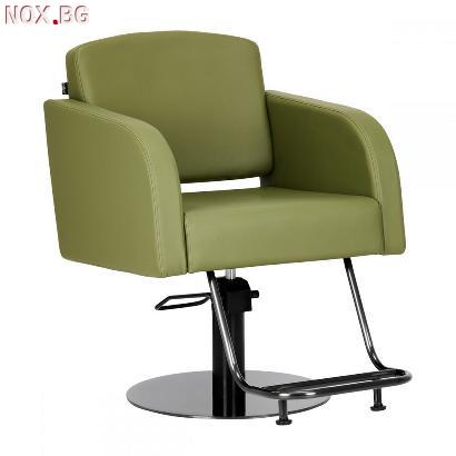 Фризьорски стол Gabbiano Turin - зелен/черен | Оборудване | Велико Търново