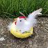 4613 Великденска украса Кокошка с яйца в гнездо, 6 см | Дом и Градина  - Добрич - image 4