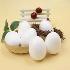 4670 Бели стиропорени яйца за оцветяване и декорация, 8 броя | Дом и Градина  - Добрич - image 6
