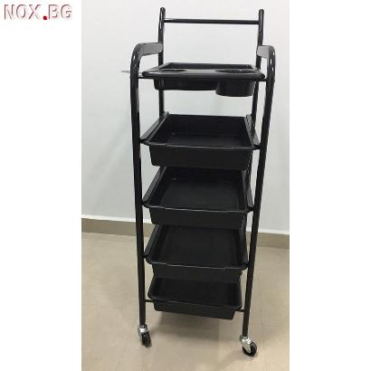 Фризьорска количка Baco - 31 х 37 х 90,5 см | Оборудване | Търговище