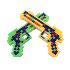 4877 Светеща детска играчка пистолет Minecraft със звук | Дом и Градина  - Добрич - image 1
