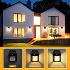 4882 Соларна лампа за стена с Led крушка и сензор за движени | Дом и Градина  - Добрич - image 6