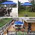 5011 Голям плажен градински чадър с два покрива против вятър | Дом и Градина  - Добрич - image 6