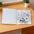 6008 Луксозна книжка за оцветяване Flora Coloring Book, твър | Дом и Градина  - Добрич - image 1