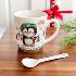 6240 Коледна чаша с лъжичка Merry Christmas в подаръчна кути | Дом и Градина  - Добрич - image 1