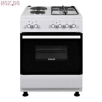 Голяма готварска печка Muhler ELC-600G, 2Г+2Е | Печки | Благоевград