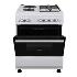 Голяма готварска печка Muhler ELC-600G, 2Г+2Е | Печки  - Благоевград - image 1