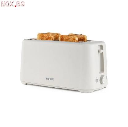 Тостер за 4 филии Muhler MT-747 Dune, 1450W, 2 широки слота | Други | Благоевград